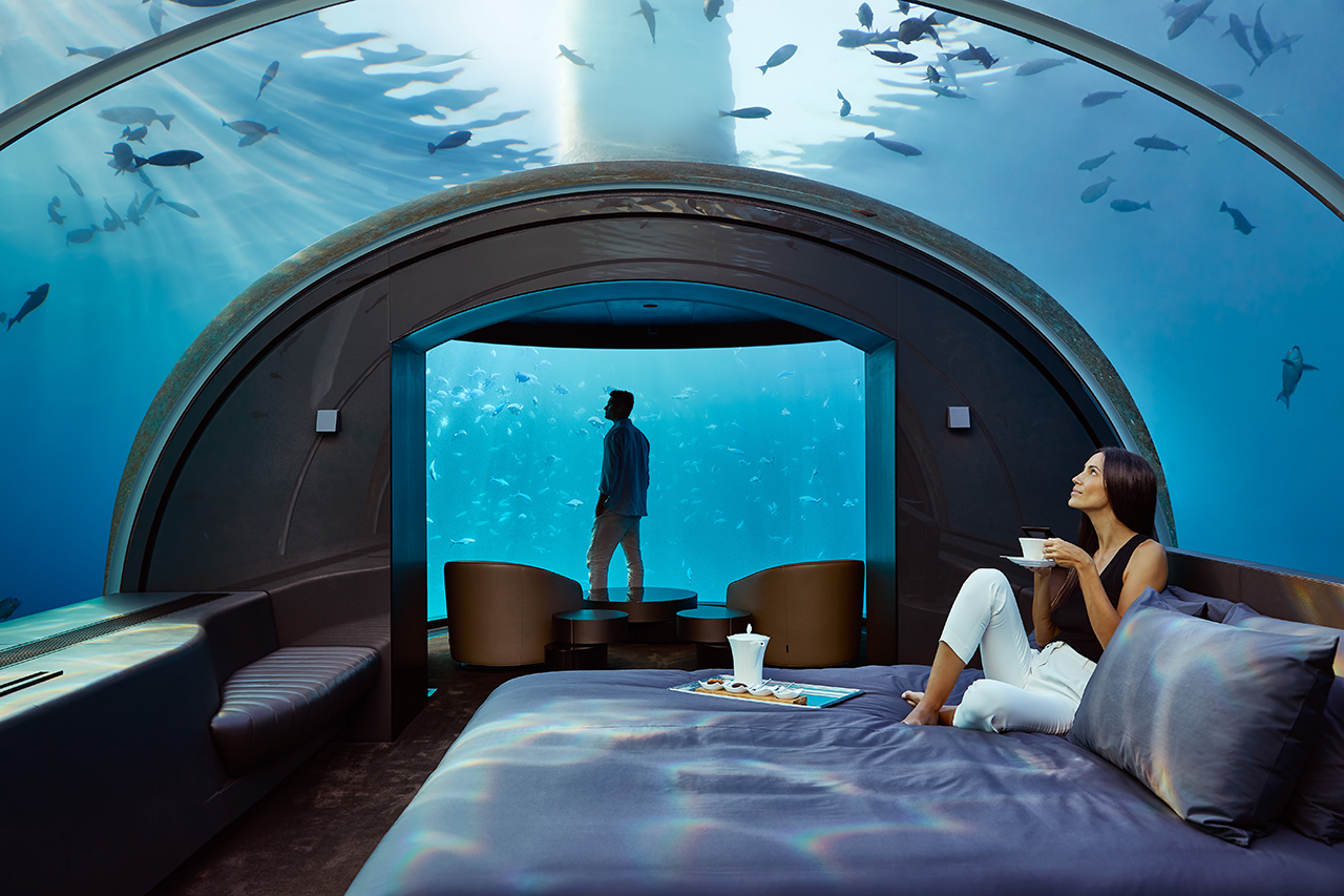 Image result for underwater hotel in the maldives