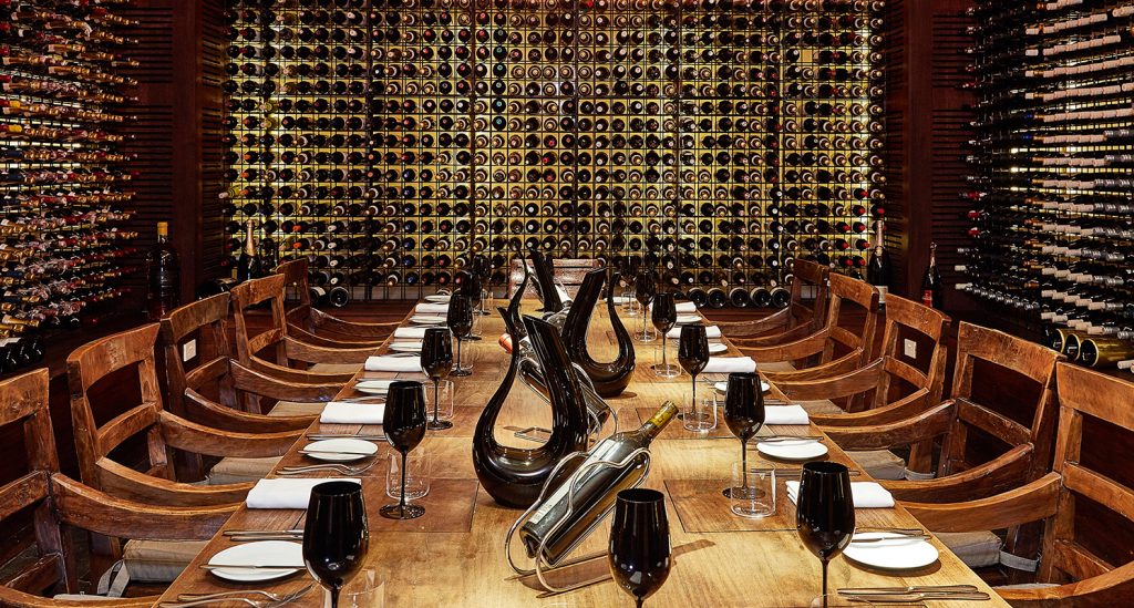 The Wine Cellar Bar & Restaurant Conrad Maldives Rangali Island