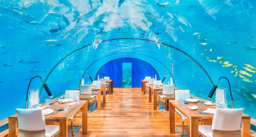 Ithaa Undersea Restaurant Conrad Maldives Rangali Island Dining