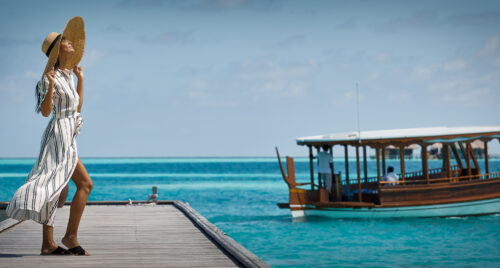 Conrad Maldives Rangali Island Model , Pier, Dhoni, Boat