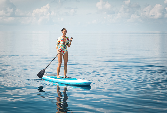 Conrad Maldives Rangali Island Paddle boarding activity watersports