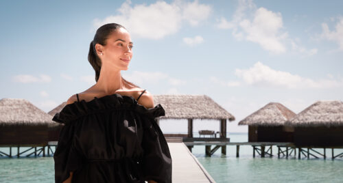 Conrad Maldives Rangali Island Overwater spa Model photoshoot