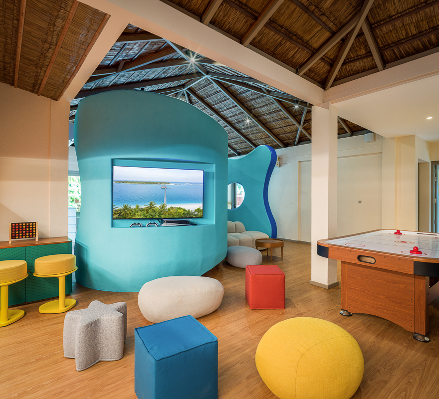 Conrad Maldives Rangali Island furavaaru teens fun club game room 