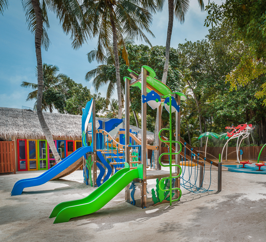 conrad Maldives Rangali Island kids splash park majaa explorers