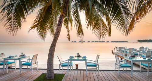 Conrad Maldives Rangali Island Vilu Special Breakfast and Happy Hour Restaurant and Bar
