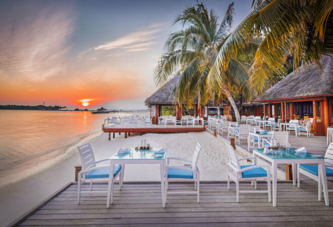 Conrad Maldives Rangali Island Vilu spacial Breakfast Restaurant and Bar happy hour