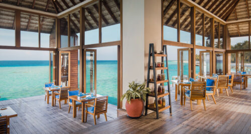 Conrad Maldives Rangali Island Mandhoo Spa Restaurant health and wellness food interior