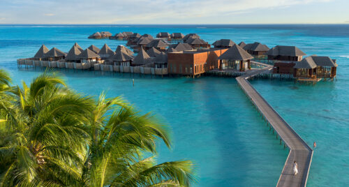 Conrad Maldives rangali Island Spa Retreat Aerial