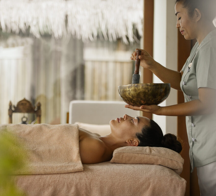 Conrad Maldives rangali Island Spa retreat Sound healing