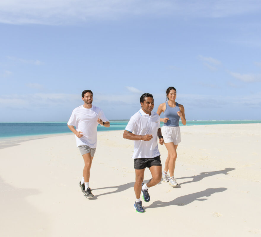 Conrad Maldives Rangali Island Beach Fitness Run